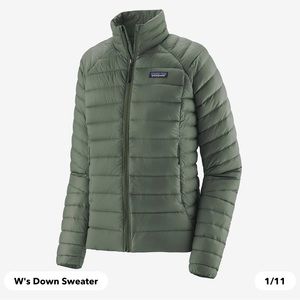 Patagonia women’s down sweater jacket